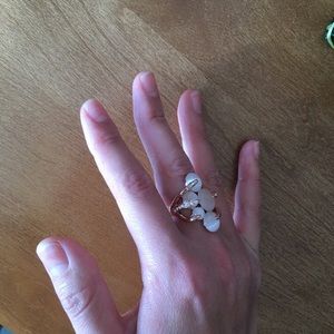 Clustered jeweled ring